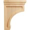 Ekena Millwork 2 1/2"W x 6"D x 8"H Medium Gomez Wood Bracket, Red Oak BKTW02X06X08GORO - alternate 2
